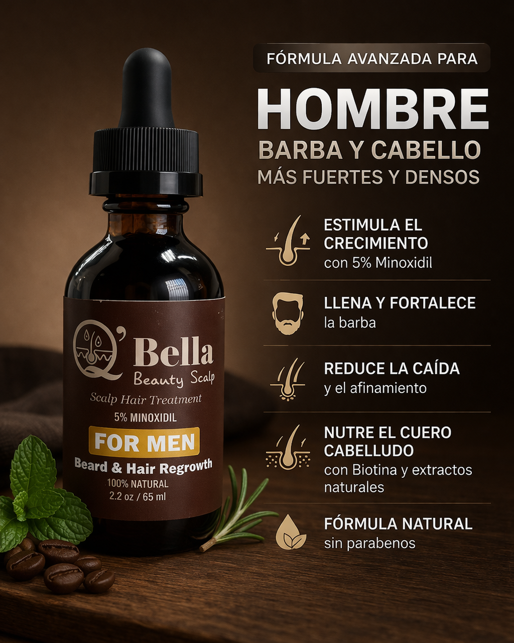 Sérum para Caída — Hombre